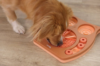 Kerbl educatief hondenspeeltje, uil, roze/bruin, 30 x 28 cm