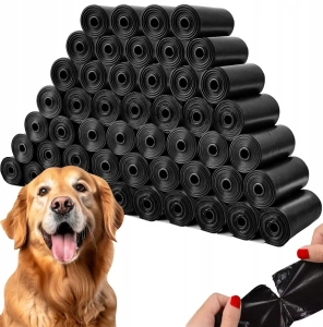 NUXIE Hondenpoepzakjes zwart 10x15st