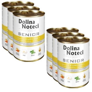 Dolina Noteci Premium Senior Kip met Wortelen en Basilicum 6x400g