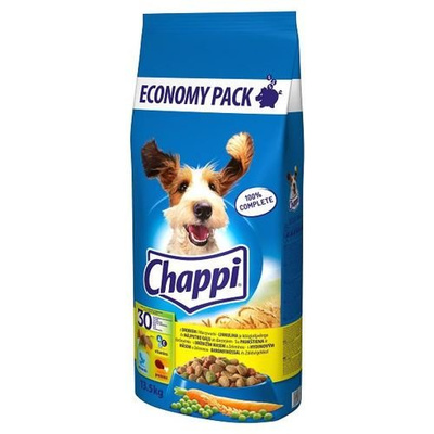Chappi Droogvoer voor honden met gevogelte en groenten 2x13,5 kg 
