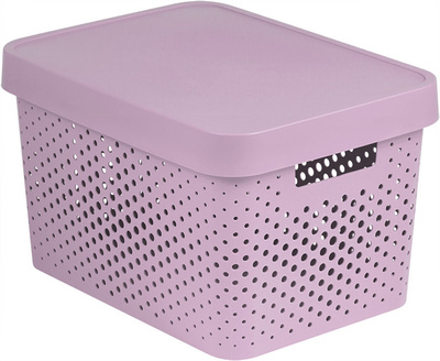 Curver Infinity 17l Roze Opengewerkte Container met Deksel
