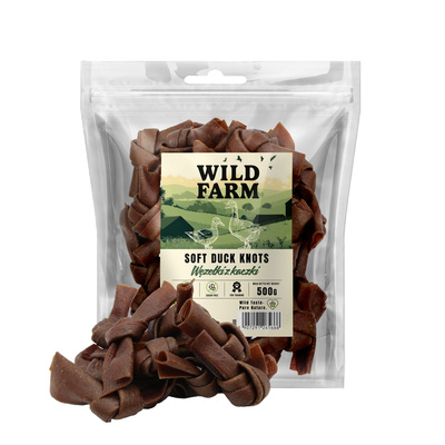 WILD FARM Duck Knots 500g hondensnacks