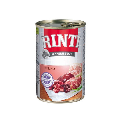 Rinti Kennerfleisch Rind nat hondenvoer - rund 400g