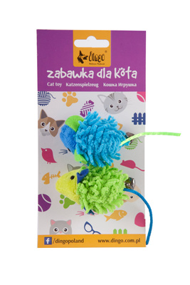 DINGO Muis kattenspeeltje ,,MOP" 2st.