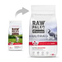 Vetexpert Rauw Paleo Ultra Rund Puppy Medium/ Large 10KG