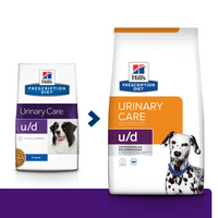 Hill's PD Prescription Diet Canine u/d Urinary Care 10kg + GRATIS een verrassing voor je hond!