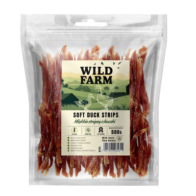 WILD FARM Zachte eendreepjes 500g hondensnoepjes