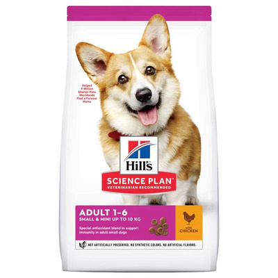 HILL'S SP Science Plan Hond Volwassen Klein & Mini Kip 3kg