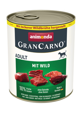 ANIMONDA GranCarno Adult Hondensmaak: wild 800g