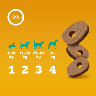 PEDIGREE Multivitaminen Immuniteit aanvullend diervoeder voor volwassen honden, kipsmaak 180 g