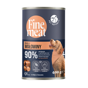 PetRepublic Fine Meat rundvleesschotel 400g voor honden