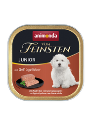 Animonda Hond Vom Feinsten Junior Gevogelte Lever 150g