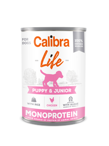 CALIBRA Dog Life Puppy & Junior Kip 400g