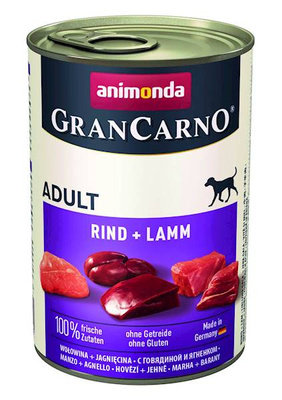 Animonda Grancarno Adult Hond Rund + Lam 400g