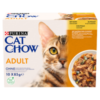 Purina Cat Chow Adult Kip en Courgette Multipack 10x85g
