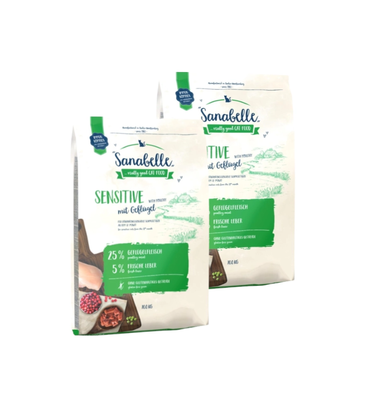 BOSCH Sanabelle Sensitive Gevogelte 2x10kg 