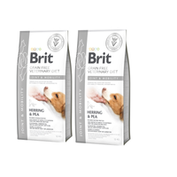 Brit Grain Free Veterinary Diet Hond Gewrichten & Mobiliteit Haring met Erwten 2x12kg