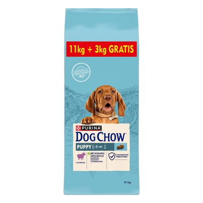 Purina Dog Chow Puppy met lam 14 kg + VERRASSING VOOR UW HOND
