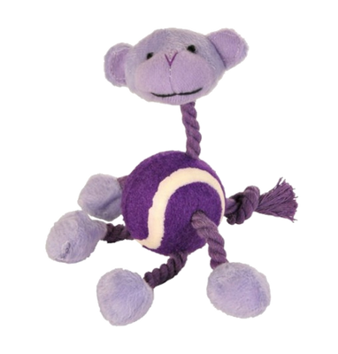 Trixie Tennisbal en Touw Huisdier 16cm