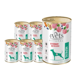 Dolina Noteci 4Vets Hepatic voor Honden 6x400g