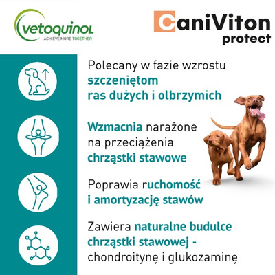 VETOQUINOL Caniviton Protect Hondenvoedingssupplement 30 tabletten
