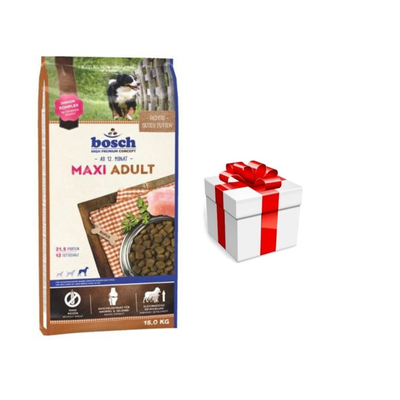 BOSCH Adult Maxi Poultry 15 kg + GRATIS een verrassing voor je hond!