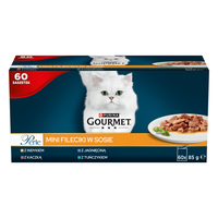 Purina Gourmet Perle Mini Filets in saus Kattenvoer 60x85g