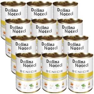 Dolina Noteci Premium Senior Kip met Wortelen en Basilicum 12x400g
