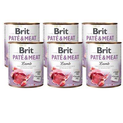 Brit Pate & Meat Lamb 6x800g