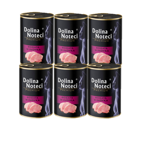 Dolina Noteci Premium voor katten rijk aan kalkoen 6x400g