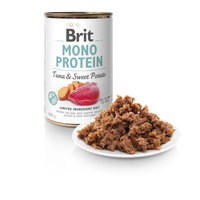 BRIT MONO PROTEIN TUNA & SWEET POTATO 3x400g + Wild Farm Monoprotein Wild Boar 3x400g