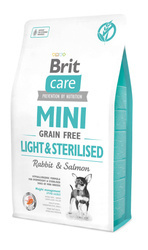 Brit Care Mini Grain Free Light & Gesteriliseerd met Konijn & Zalm 2kg