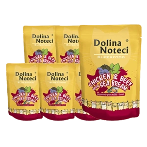 Dolina Noteci Supervoeding Kip en Rundvlees met Couch 10x85g