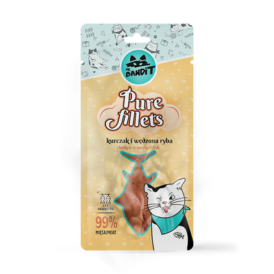 Mr Bandit Pure Filets kip en gerookte vis 30g