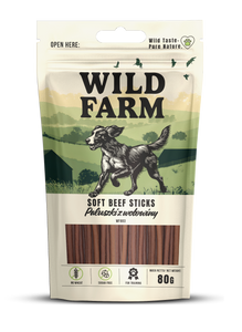 WILD FARM beef sticks 80g hondensnacks
