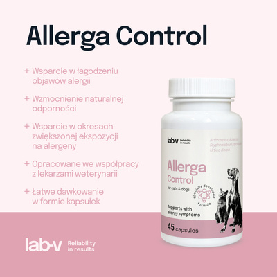 LAB-V Allerga Control - Ondersteuning bij allergiesymptomen 45 capsules 