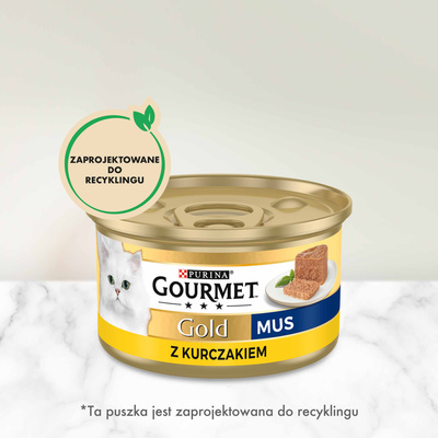 Purina Gourmet Gold Mousse met Kip 85g