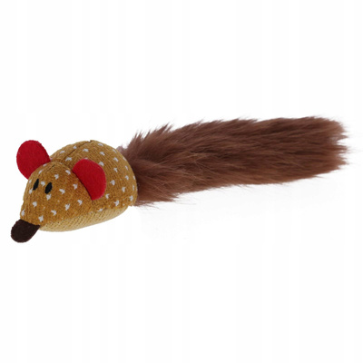 Kerbl knuffel kat muis, 26 cm, bruin