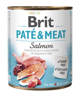 Brit Pate & Meat Salmon 12x800g