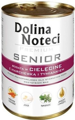 Dolina Noteci Premium Senior Kalfsvlees met Wortelen en Tijm 400g
