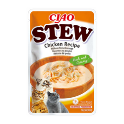 INABA Cat Ciao Stoof - romig kattenvoer met kipsmaak 40g