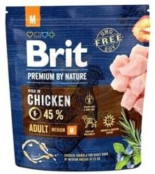 Brit Premium By Nature Adult M met Kip 1kg