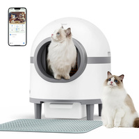 Slimme zelfreinigende kattenbak smart wifi apka 60l (54 x 54 x 63 cm)