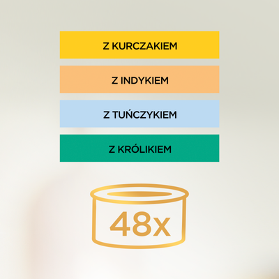 Purina Gourmet Gold kattenvoer mousse 48 x 85 g + VERRASSING VOOR DE KAT