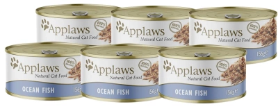 APPLAWS Ocean Fish In Broth Tin 6x156g