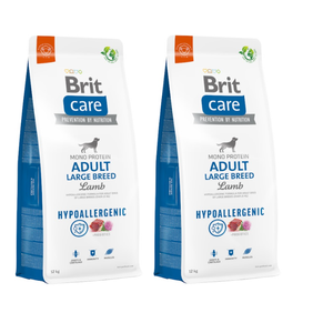 BRIT CARE Hond Hypoallergeen Volwassen Groot Ras Lam 2x12kg