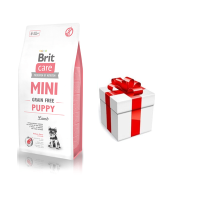 Brit Care Mini Grain Free Puppy met Lam 7kg + GRATIS een verrassing voor je hond!