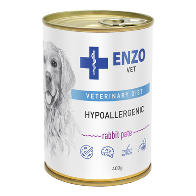 ENZO VET Hypoallergeen dieet met konijn voor honden 400g