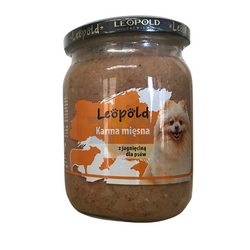 Leopold lamsvlees hondenvoer 500g (pot)