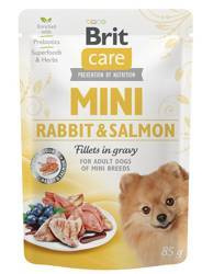 Brit Care Mini Filets in Konijn en Zalm Saus 85g